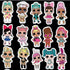 50pcs Surprise! Vinyl Waterproof Stickers for Car, Laptop, Luggage, Skateboard, Motorcycle, Bicycle Decal Graffiti Patches...