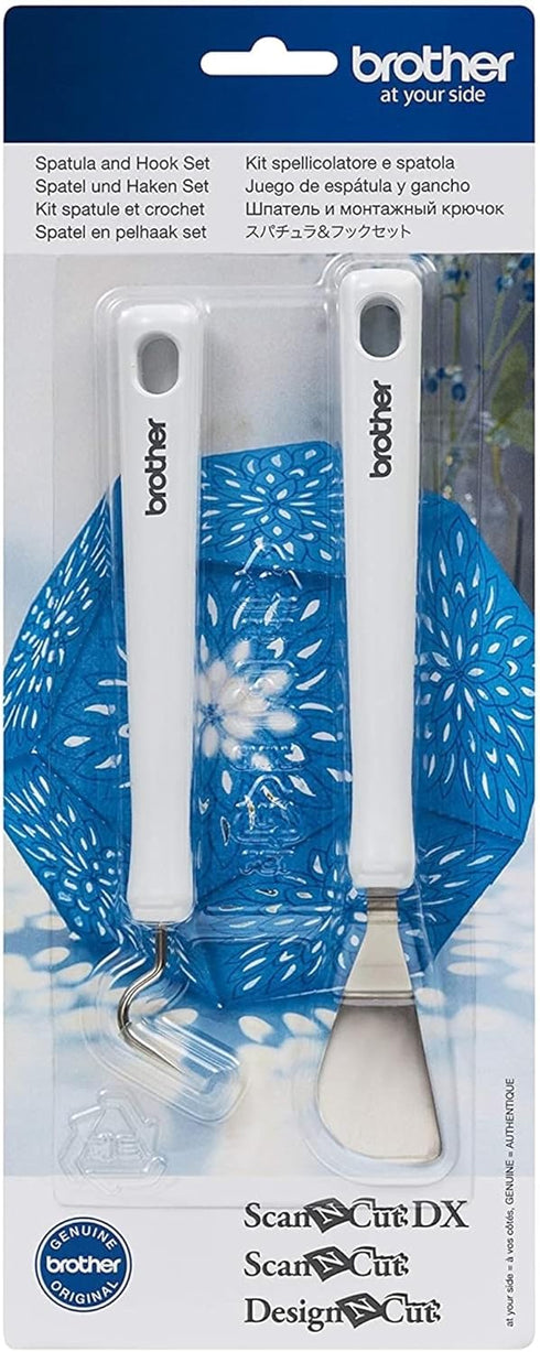 Brother ScanNCut Spatula and Hook Set CASPHK1, 2-Piece Accessory Set, Essential Tools for Weeding Vinyl Decals, Lifting Paper Cutouts and More...