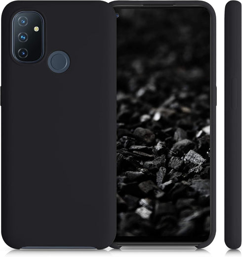 kwmobile Case Compatible with OnePlus Nord N100 Case - TPU Silicone Phone Cover with Soft Finish - Black...