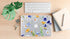 Case for MacBook Air 13 inch A1466 A1369 2010-2017 Release, 5 in 1 Matte Clear Hard Shell&Keyboard Cover&Screen Protector&Webcam Cover Compatible ...