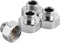 Water Line Adapter, 4 PCS Pipe Fittings in 1/2" Female to 3/8" Male Reducer Adapter, Compression Fitting for Kitchen Bathroom Faucet Supply Hose, ...
