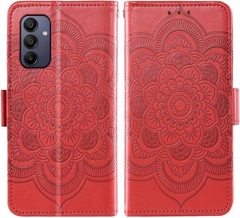 Asuwish Phone Case for Samsung Galaxy A15 5G Wallet Cover with Tempered Glass Screen Protector and Leather Flip Credit Card Holder Stand Lanyard W...