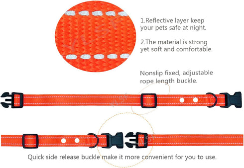 Dog Nylon Collar Strap for Heavy Light-Duty Electronic Fence Training Barking Collar Receivers-3/4 Inch Replacement Strap-Compatible with Nearly A...