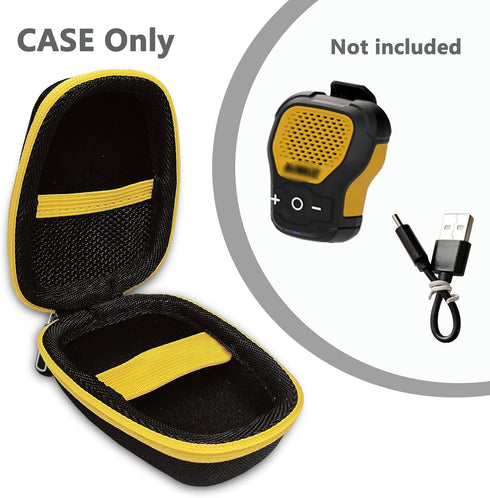 Case Compatible with DEWALT Wearable Bluetooth Speaker, Travel Case for Noxgear 39g Wearable Bluetooth Speaker, Magnetic Clip-On Mini Speaker Stor...