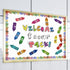 CANIPHA 79Pcs Classroom Bulletin Board Sets, Classroom Themes Decoration Sets, Back to School Bulletin Board Crayon Cutouts with Border Trims for ...