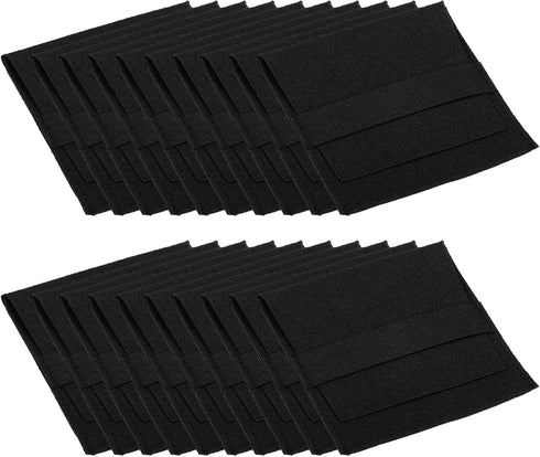 PATIKIL 8x8cm Jewelry Pouches with Band, 20 Pack Microfiber Jewelry Pouches Portable Soft Storage for Necklace Bracelet Earring Watch Rings Brooch...