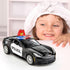 BDTCTK 1/36 Scale Corvette Police Car Model, Zinc Alloy Die-Cast Pull Back Vehicles Kid Toys for Boy Girl Gift (Corvette Police Car)...