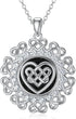 Celtic Knot Necklace Irish Pendant Necklace Love Knot Jewelry Gift for Women...