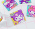 Sanrio Hello Kitty and Friends Glass Coasters for Drinks, Set of 4 | Home and Kitchen Tabletop Protection...