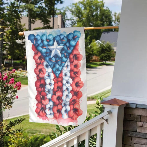Puerto Rico Flag 12 X 18 inch Double Side Vertical Garden Flag Indoor Outdoor Perfect Decoration...