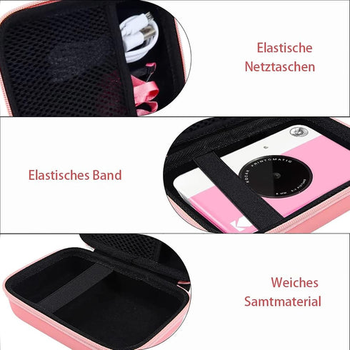 Leayjeen Kids Camera Case Compatible with Kodak Printomatic Digital Instant Print Camera(Case Only) (Pink)......
