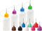 Free Hand Precision Tip Applicator Bottle 1 Oz. 4 Needle Tip Squeeze Bottles and 12 Tips for Acrylic Painting, DIY Quilling and Paper Craft...