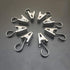 Coideal Small Curtain Clips for Hanging, 25 Pack Stainless Steel Fabric Hooks Trailer Awning Light Clips for RV Canopy Accessory, Camper Umbrella ...