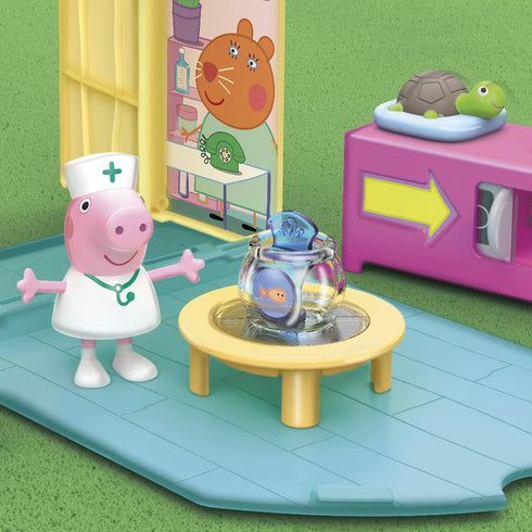 Peppa Pig Peppa’s Adventures Peppa Visits The Vet Fun Playset Preschool Toy, Includes 1 Figure and 3 Accessories, Ages 3 and Up...