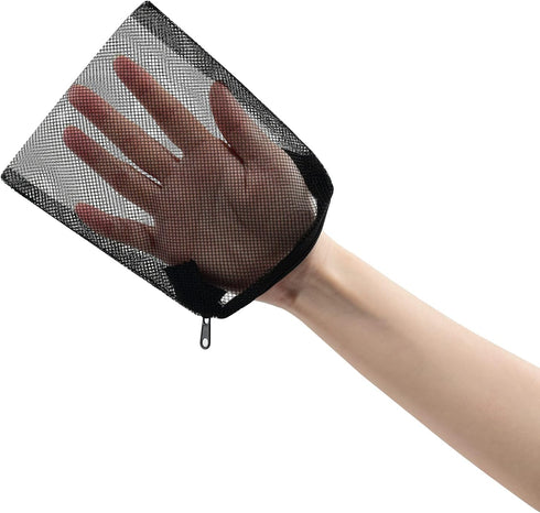 ALEGI 10 pcs Aquarium Filter Media Bags with Zipper, Mesh Reusable Bags for Aquarium Filter Media (6" x 5")...