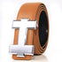 Women's Belts, Men's Belts, H Buckle, Personalized Letter Belts, Fashionable and Exquisite Belts Belts for Men (Belt Length : 110x3.3 cm, Color : ...