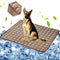 Dog Cooling Mat Pet Cooling Pads Dogs & Cats Pet Cooling Blanket for Outdoor Car Seats Beds (Coffee, 28IN * 40IN)...