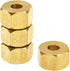 Brass 12mm Wheel Drive Hex Hub Adapter with Pins Counterweight Compatible with Axial SCX10 90046 Tamiya CC01 D90 Redcat Gen7 1/10 RC Crawler Car (...
