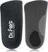 Dr. Foot's 3/4 Length Orthotic Inserts, Self-Adhesive Half Shoe Insoles for Flat Feet, Plantar Fasciitis, Fallen Arches, Over-Pronation, Heel Spur...