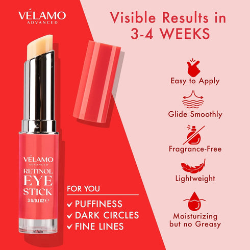 Retinol Eye Stick, Retinol Eye Cream, Retinol Cream, Retinol Face Cream, Under Eye Cream Anti Aging, Eye Cream, Brightening Eye Balm Reduces Fine ...