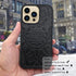 Harryshell Compatible with iPhone 13 Pro 6.1 inch 5G 2021 Wallet Case Detachable Magnetic Cover Zipper Cash Pocket Multi Card Slots Holder Wrist S...
