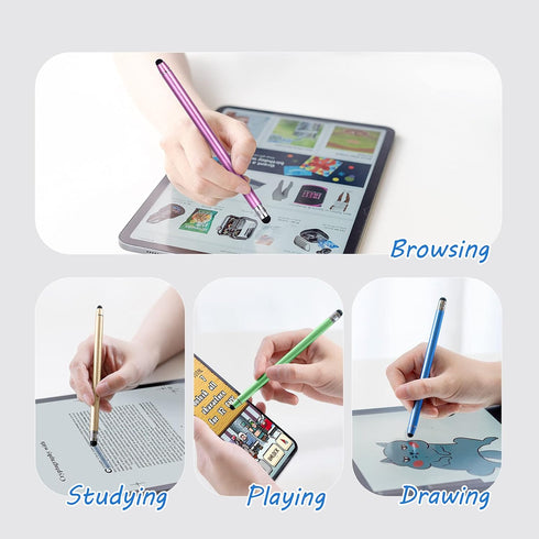 Stylus Pens for Touch Screens, Abiarst Stylus Pens High Precision Capacitive Stylus for iPad iPhone Tablets Samsung Galaxy All Universal Touch Scr...