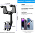 Rear View Mirror Phone Holder, 360° Rotatable and Retractable Phone Mount for Car, Anti-Shake Cell Phone Holder for Auto Fit All Mobiles, Universa...