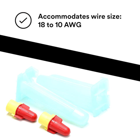 3M Direct Bury Splice Kit DBR/Y-6 (BULK), 18-10 AWG, UV-Resistant, Steel Spring, Flame Retardant Insulation, 1 pack containing 2 Splice Tubes and ...