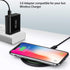 3-Pack Fast Charging 3.0 Wall Charger, 4-Ports USB Charger Block, iSeekerKit Multi USB Power Adapter, Dual Charging Box Plug Brick Cube Compatible...
