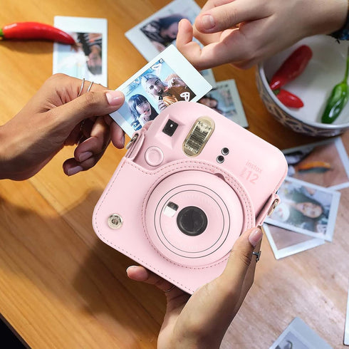 Protective Case for Fujifilm Instax Mini 12 Instant Camera -With Light-sensitive Holes, Lower Right Lens Fit, Specially Designed for Mini 12 Camer...