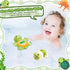 Baby Bath Thermometer & Swimming Turtle Floating Bath Toys, BPA-Free Bath Thermometer Baby Safety, Backlit Display Bathtub Thermometer Baby Water ...