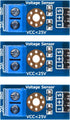 3Pcs Voltage Sensor DC 0~25V Voltage Detection Module (0~25V Voltage Sensor)...
