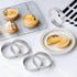 FANGSUN Tart Ring, Perforated Tart Rings for Baking, Stainless Steel Nonstick Round Cake Ring, Metal Pastry Mold for French Dessert, Small Fruit T...