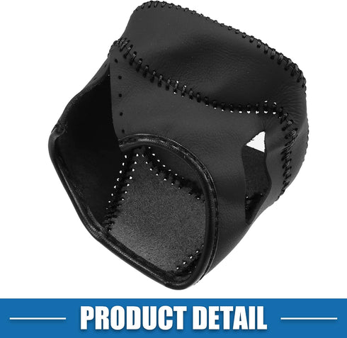 Gear Shifting Knob Cover for Nissan Rogue 2021 2022 2023 Automatic Transmission Lever Trim PU Leather Black Carbon Fiber Pattern...