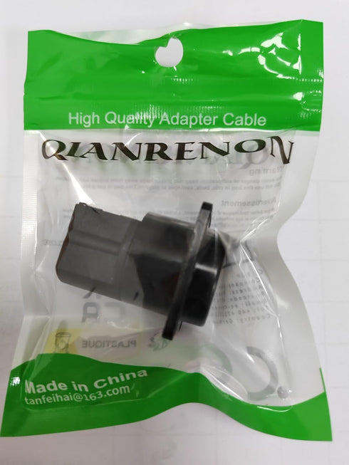 QIANRENON USB 3.0 Socket Dual USB Panel Mount Solderless Connector, USB 3.0 Female to Female Coupler Socket USB Panel Mount Pass Through Adapte fo...