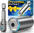 Universal Socket Tool Gifts for Men - Super Universal Grip Socket Set Unscrew Any Bolt with Power Drill Adapter 7-19mm Fathers Day Birthday Gift C...