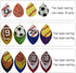 GraLeS 183 Pcs Football Earrings Faux Leather Earring Making Kits for Jewelry Making Custom Player Number Charms Earrings for Women DIY Earring Ma...