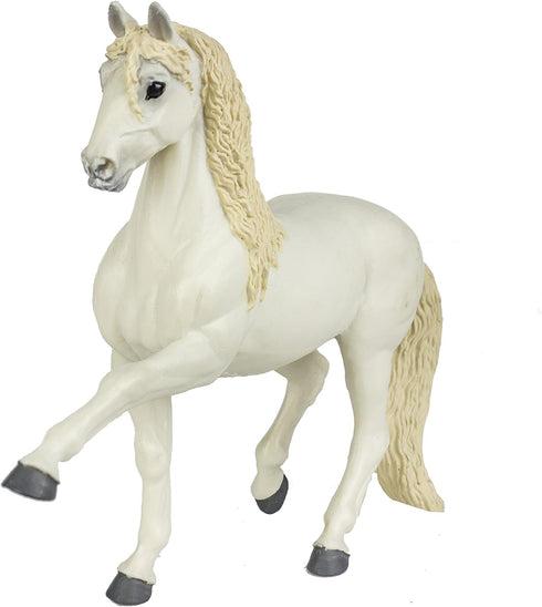 Safari Ltd. Andalusian Stallion Figurine - Detailed 4.5" Plastic Model Figure - Fun Educational Play Toy for Boys, Girls & Kids Ages 3+...