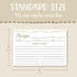 Dekali Designs Rustic Recipe Cards 4x6 Inches (50 Pack) Double Sided Index Cards with Cute Floral Design...