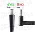 7.4 mm x 7.4 mm Right Angle 90-Degree Power Adapter Connector Converter (120W Max) for Dell Latitude Inspiron XPS Studio Vostro/Hp Pavilion Proboo...