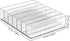 JessLab Eyeshadow Palette Makeup Organizer, Acrylic 7-Section Divided Make up Organizers and storage for Bathroom Vanity Countertop, Transparent, ...