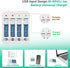 4 Pack AAA Rechargeable 1.5V Lithium Batteries with Charger(4-Bay Independent Slot), Long-Lasting Triple A Size Battery 1100mW...