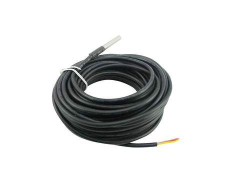 DS18B20 Waterproof Stainless Steel Temperature Sensor Digital Temperature Probe Sensor Cable Temperature Range (-55?~ +125?) 6 * 50mm 10 Meter / 3...