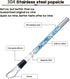 YouYah Wine Chiller Stick 3-in-1 Stainless Steel Wine Bottle Cooler Stick,Rapid Iceless Wine Chilling Rod with Aerator and Pourer,Wine Gift...