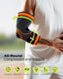 Elbow Compression Sleeve 2 Pack, Elbow Brace for Tendonitis and Tennis Elbow, Pain Relief Elbow Brace for Men & Women, Elbow Sleeve Reduce Joint P...