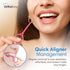 OrthoKey Aligner Remover - Versatile Clear Aligner & Retainer Removal Tool - Hygienic Invisalign Remover, Denture Grabber - Portable & Durable, Fi...