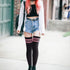 Moon Wood Women Thigh High Socks Extra Long Warm Knit Over Knee High Boot Stockings Striped Thigh Highs Leg Warmers...