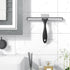 AmazerBath Squeegee for Shower Glass Door, Shower Squeegee for Glass Doors - All-Purpose Squeegee with Hook for Shower Doors, Windows, Mirrors, Ti...