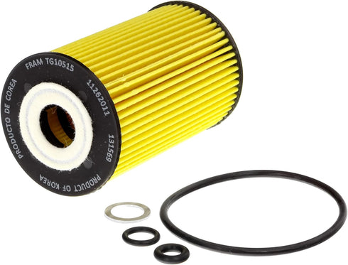 FRAM Tough Guard Replacement Oil Filter TG10515 with SureGrip, Designed for Interval Full-Flow Conventional and Synthetic Oil Changes Lasting Up t...