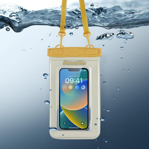 Naturehike IPX8 Floating Waterproof Phone Pouch, Waterproof Phone Case with Lanyard for iPhone 15 14 13 Pro Max, Galaxy S24 S23 S22 Ultra, Vacatio...